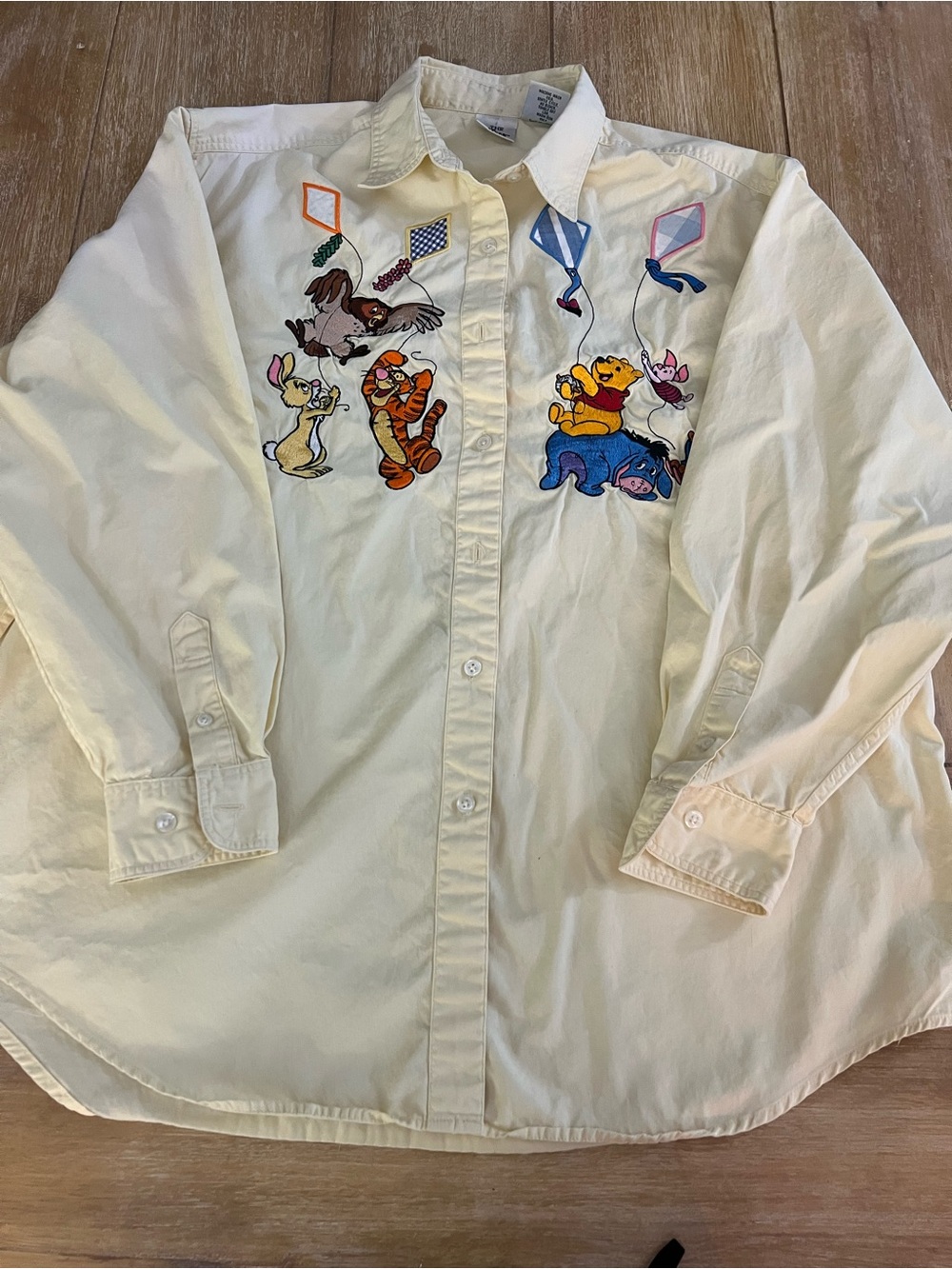 Vintage Disney Store Winnie the Pooh & Friends Shirt – Cream / XL